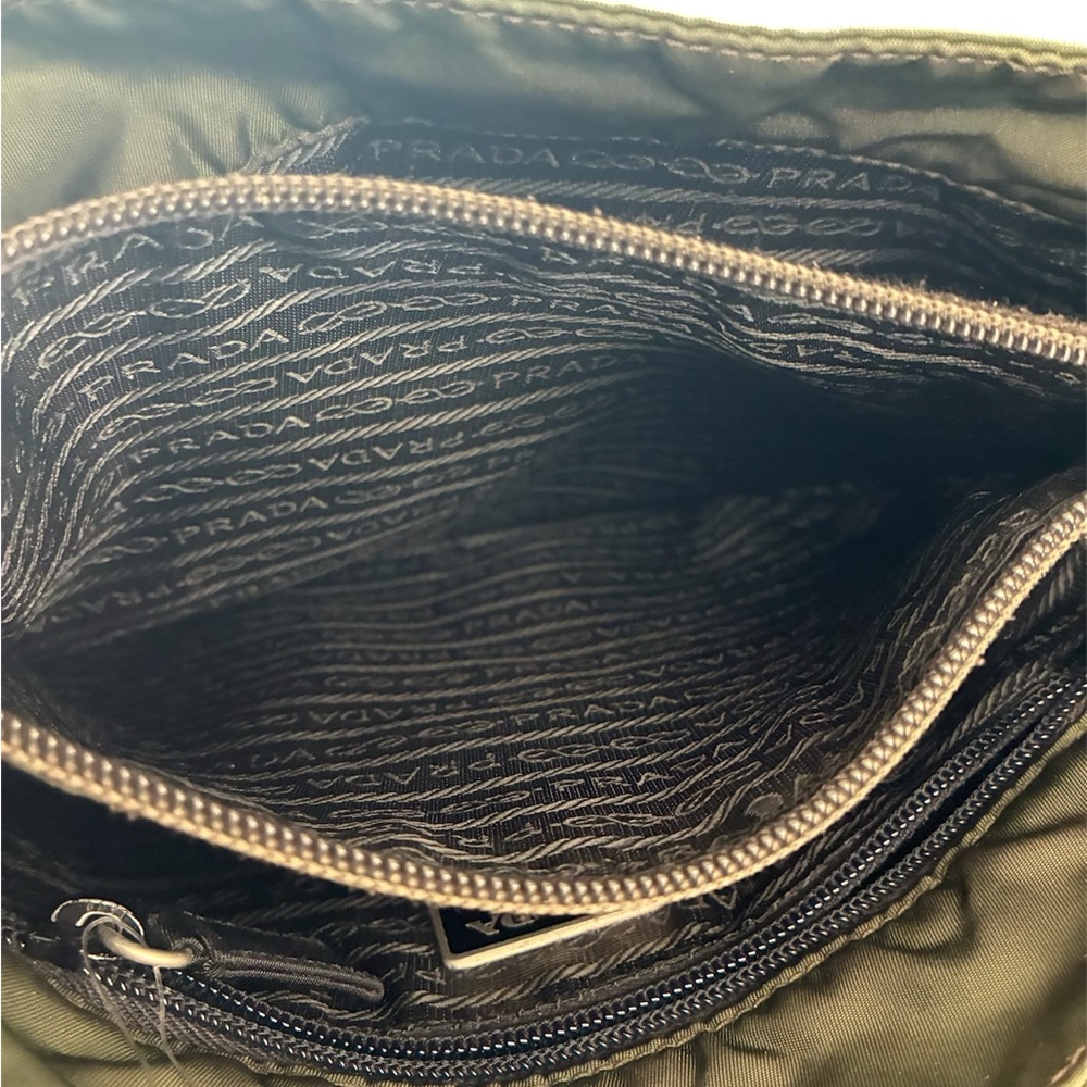Prada Tessuto Dark Green Shoulder Bag with COA - Picture 7 of 9